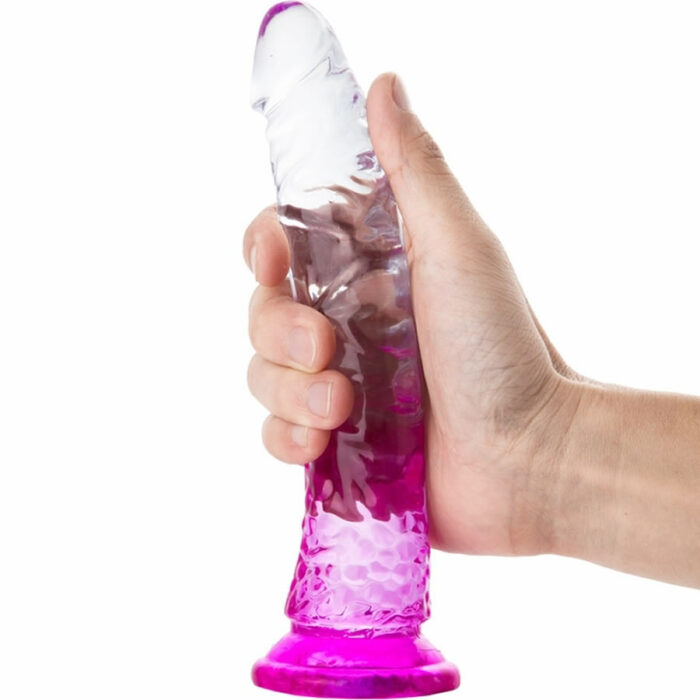 Jelly dildo Double color purple 3 Fleksibilen dildo