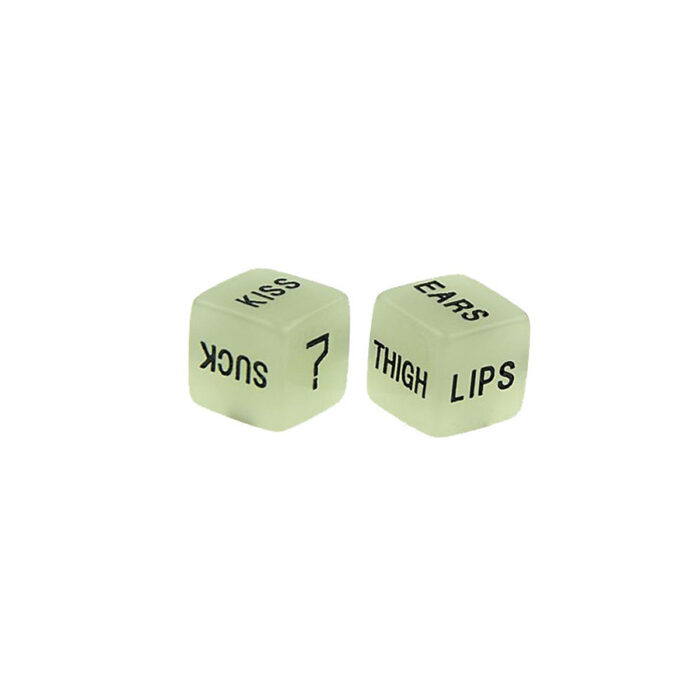 Kocki Funny sex dice 1 - Glow in the dark set