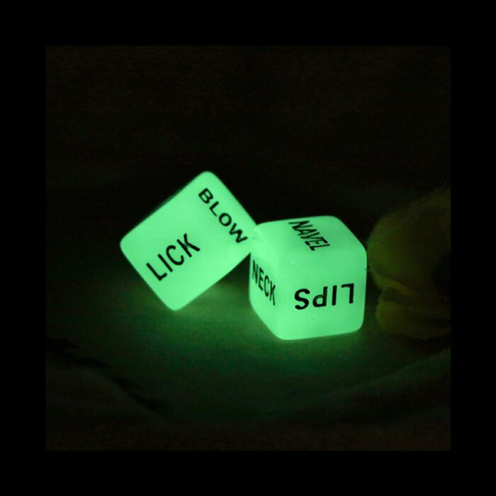 Kocki Funny sex dice 1 - Glow in the dark set