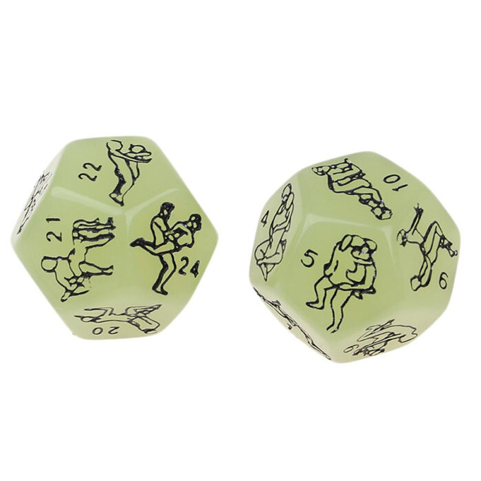 Kocke FGlow in the dark 2 - Kamasutra set 2/1