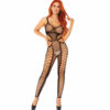 Mrežast catsuit brez stopal LAv (89253)