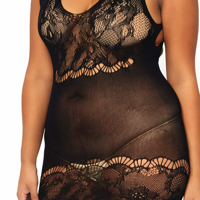 Leg avenue Floral lace mini obleka 86089Q 3 Mini obleka Floral lace LAv (86089Q)