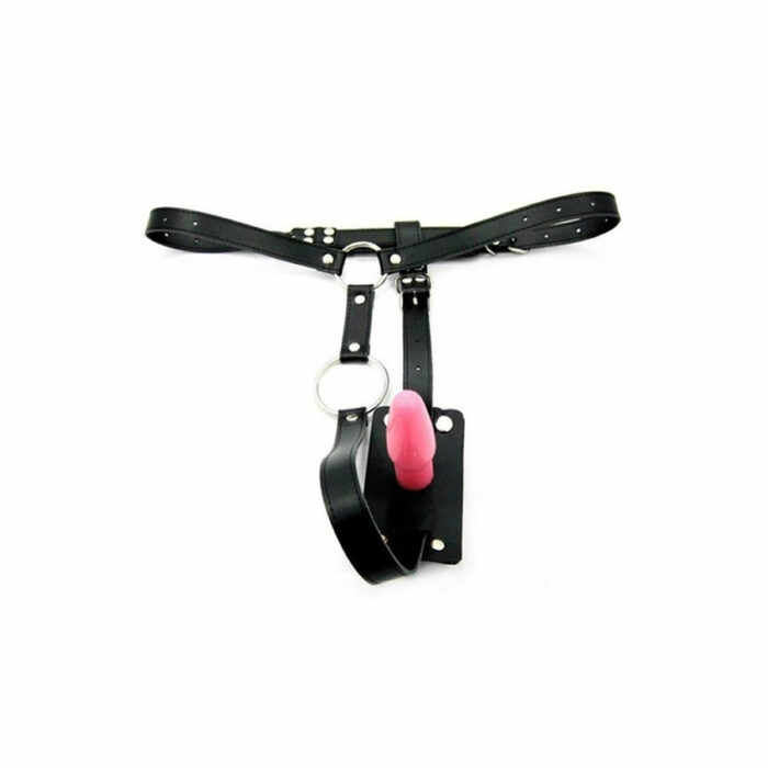 Moski harness z obrockom za penis an za analni cep 3 Moški harness pas s penis obročkom
