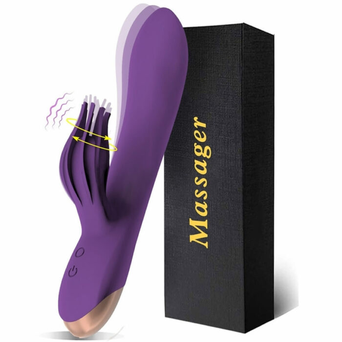 Rabbit vibrator Dual flutter purple 3 Rabbit vibrator Dual Cibrator purple