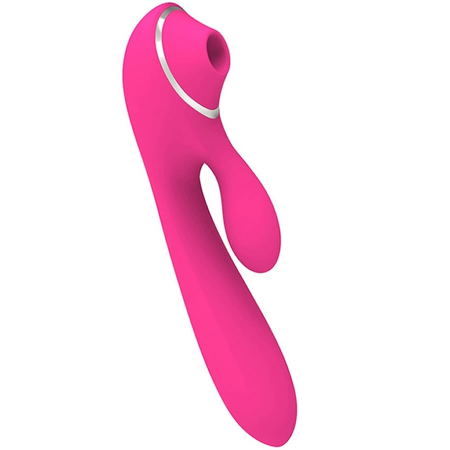Suction Rabbit vibrator 3 v 1 pink 1 Rabbit & suction vibrator 3 v 1