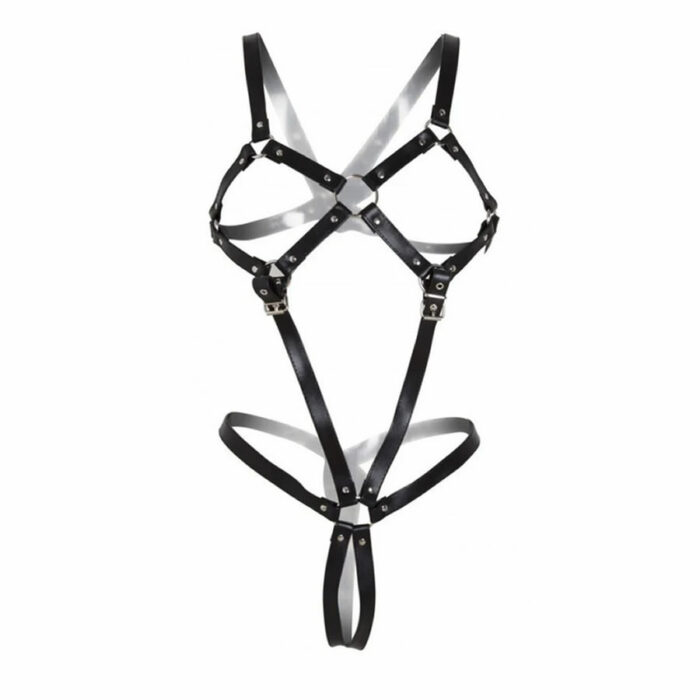 Ženski bodi harness Leatherette Vixen