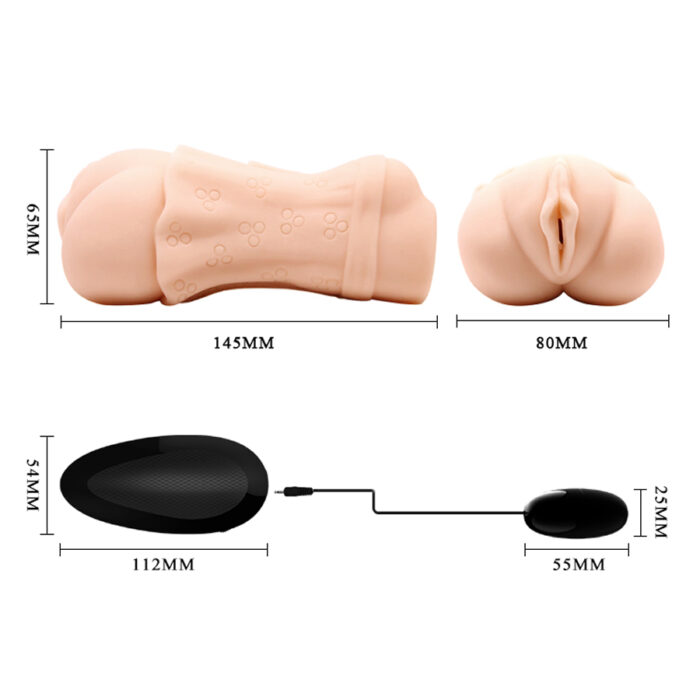 Crazy Bull vagina masturbator z vibratorjem II 4 Vibracijski vagina masturbator CB II