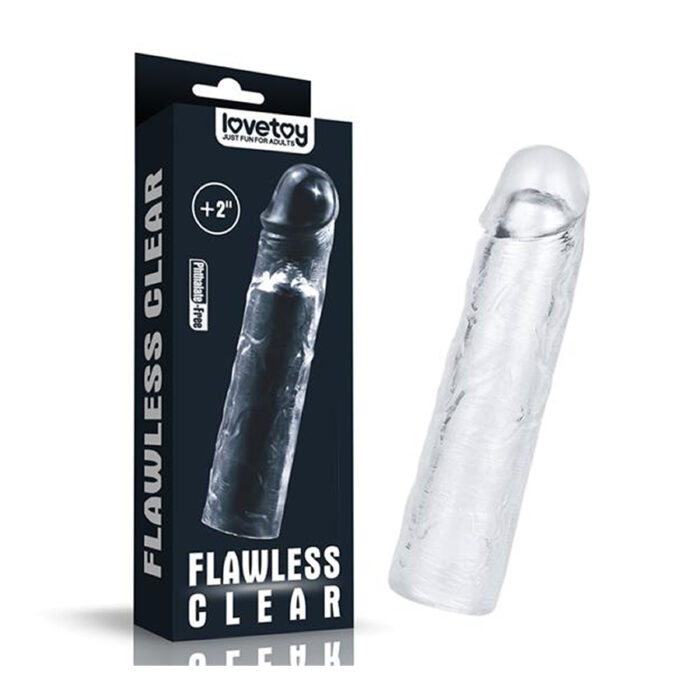 Podaljšek za penis Flawless 2" clear