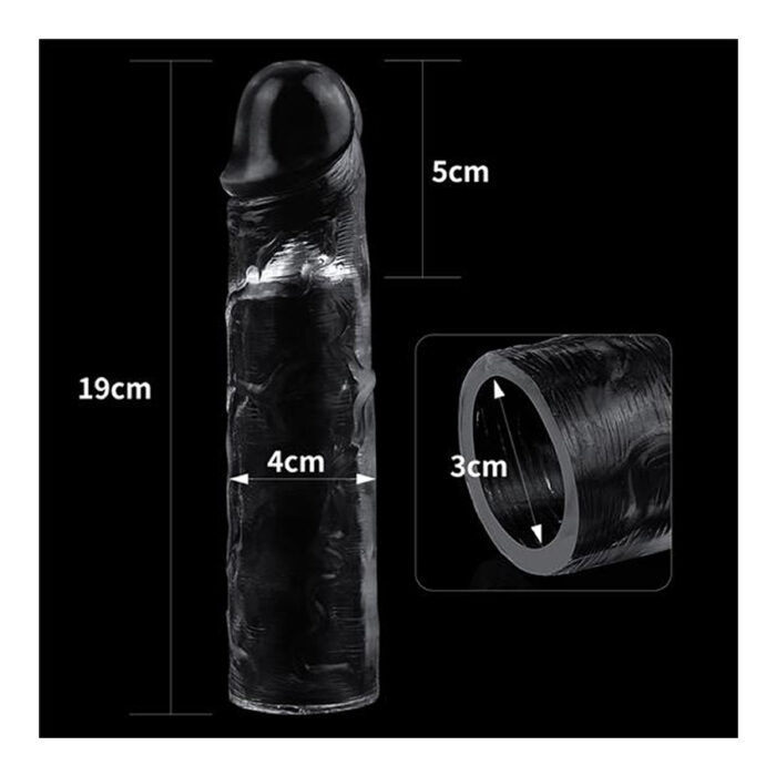 Podaljšek za penis Flawless 2" clear