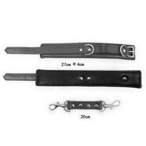 Lisice iz usnja Pin Lock rdeče