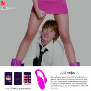 Vibracijski jajček z aplikacijo