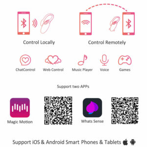 Vibracijski jajček z aplikacijo - funkcije