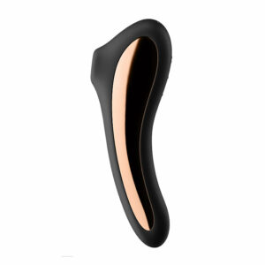 Satisfyer Dual kiss suction vibrator črn