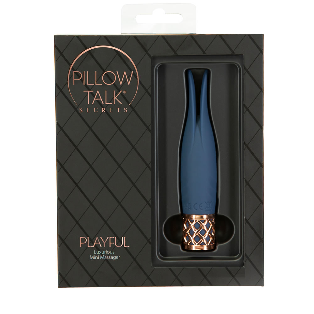 Pillow talk Secrets Playful clitoral vibrator blue 4 Pillow talk Secrets Playful clitoral vibrator