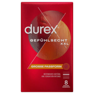 Durex Gefuhlsecht XXL 8's kondomi