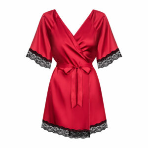 Sensuelia Peignoir red front