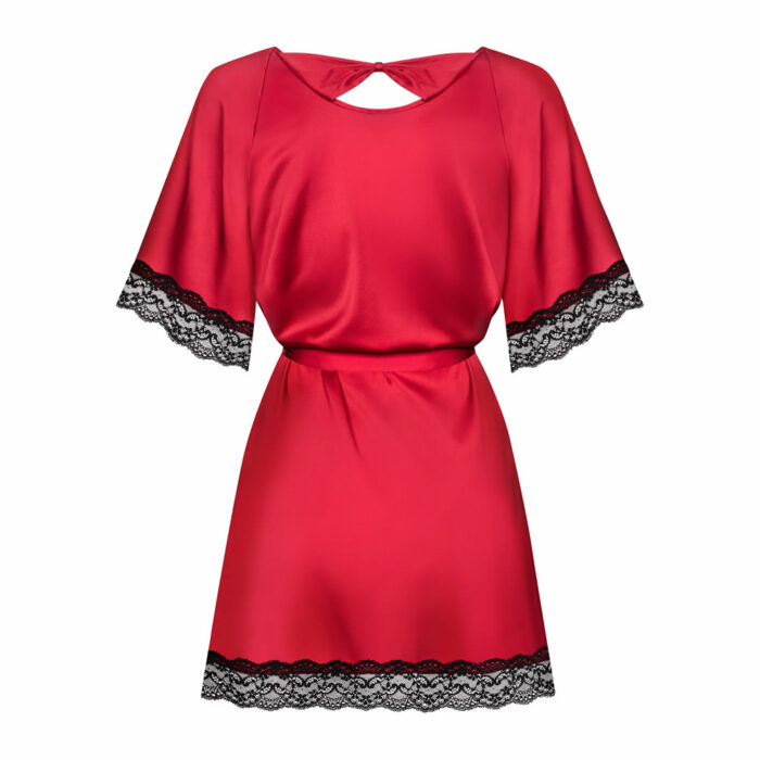 Lolita-erotic-shop-Obsessive-Sensuelia-robe-ogrinjalo-rdece_6 Sensuelia Peignoirred back