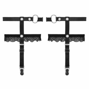 Podvezici s paščki za nogavice Obsessive