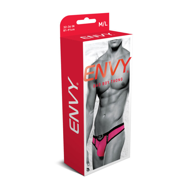 Moske-hlacke-Envy-Bad-Boy-thong-pink-3 Moške tangice Envy Bad Boy pink