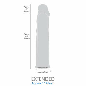 Podaljšek za penis Lenght extender črn