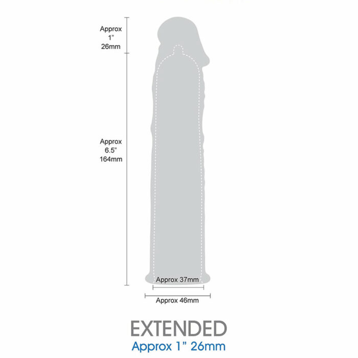 Podaljšek za penis Lenght extender črn