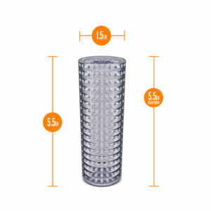 Dimenzije Rize Strokez clear masturbator