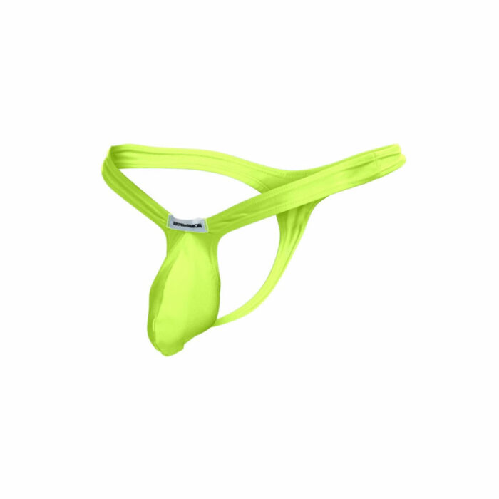 Justin and Simon Bulge thong neon rumene