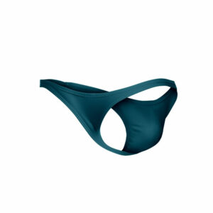 Justin and Simon klasične tanga hlačke petrol