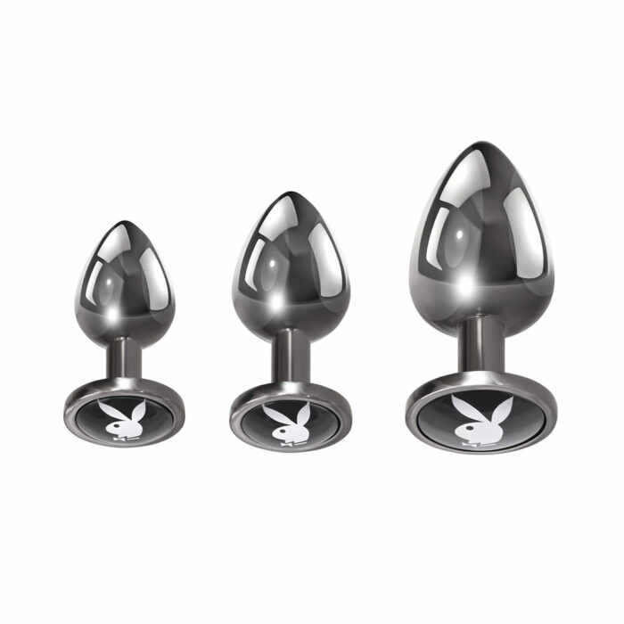 Playboy-pleasure-3-ways-metal-butt-plug-set_1 Playboy Pleasure 3 ways butt plug set