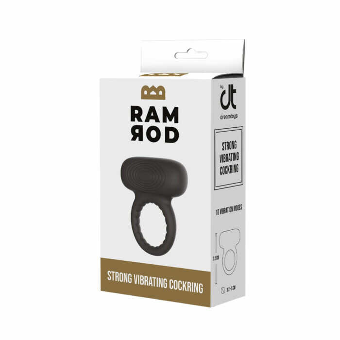 Ramrod vibracijski obroček črn