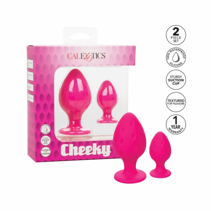 Set-analnih-čepov-Cheeky-butt-plug-pink_5 Embalaža Set analnih čepov Cheeky Buttplug pink