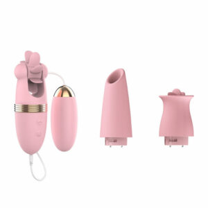 Stimulator s tremi glavami & vibracijskim jajčkom