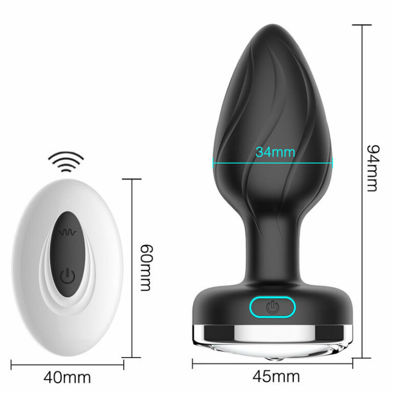 Analni-cep-z-vibratorjem-Colorful-dreak-Luminous-butt-plug-remote_3 Analni vibrator z daljincem Luminous Dream