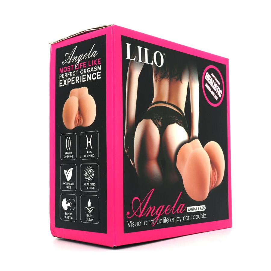 Angela-Realistic-vagina-stroker-with-2-holes-masturbator-male-sextoy-5 Embalaža Masturbator vagina Angela realistic stroker 2 holes