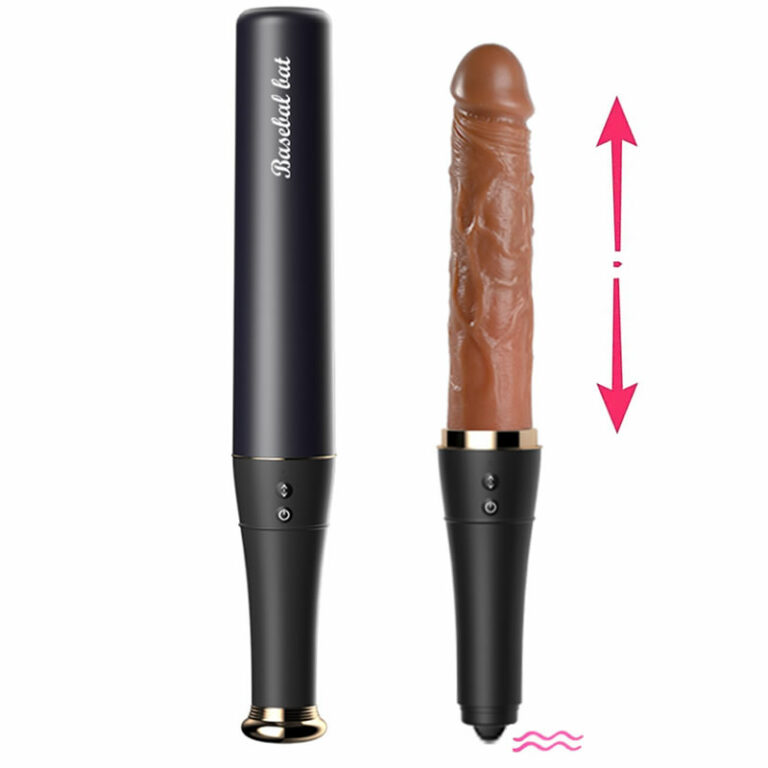 Baseball-bat-thrusting-dildo-penetrator_6 Vibrator & Thruster Baseball bat 3v 1