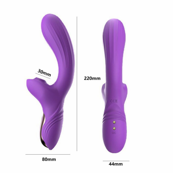 Ceasar-G-spot-vibrator-with-clit-suction-vibrator-s-tlacnim-valovanjem_3 G-spot vibrator z zračno stimulacijo Ceasar