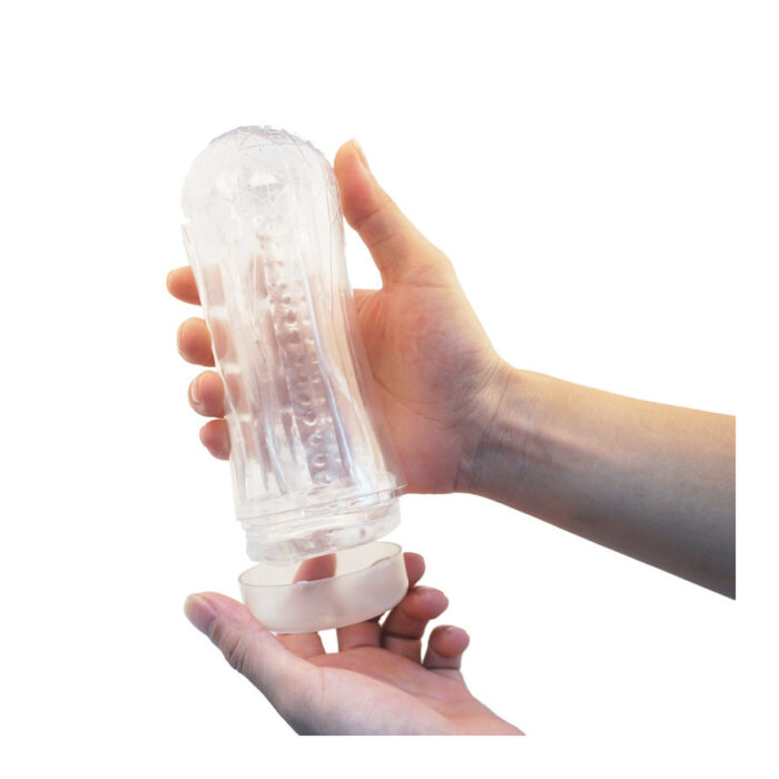 Crystal-clear-masturbation-cup-1 Masturbator v valju Crystal clear