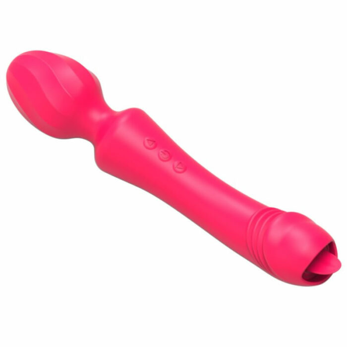 Magic-wand-vibrator-andlicking-massager_1 Masažer z vibratorjem in jezičkom