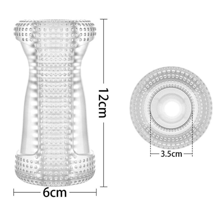 Male-masturbator-clear-dual-tunnel_4 Prozoren masturbator z dvojnim tunelom