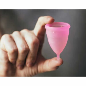 Menstrualna skodelica iz silikona Folding M