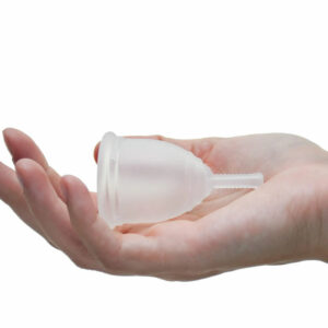 Menstrualna skodelica iz silikona Folding S