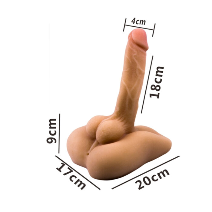 Masturbator z dildom Whih