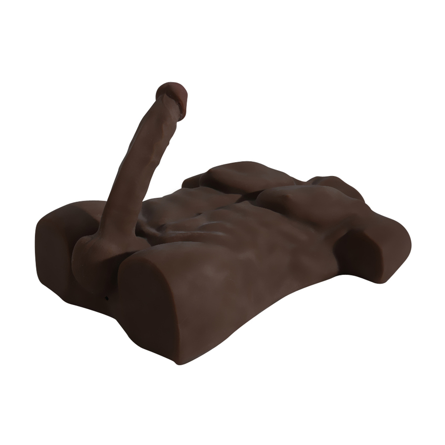 Moski-torzo-masturbator-s-7-inch-dildom-chocholate_1 Realistično oblikovan torzo masturbator chocholate colour