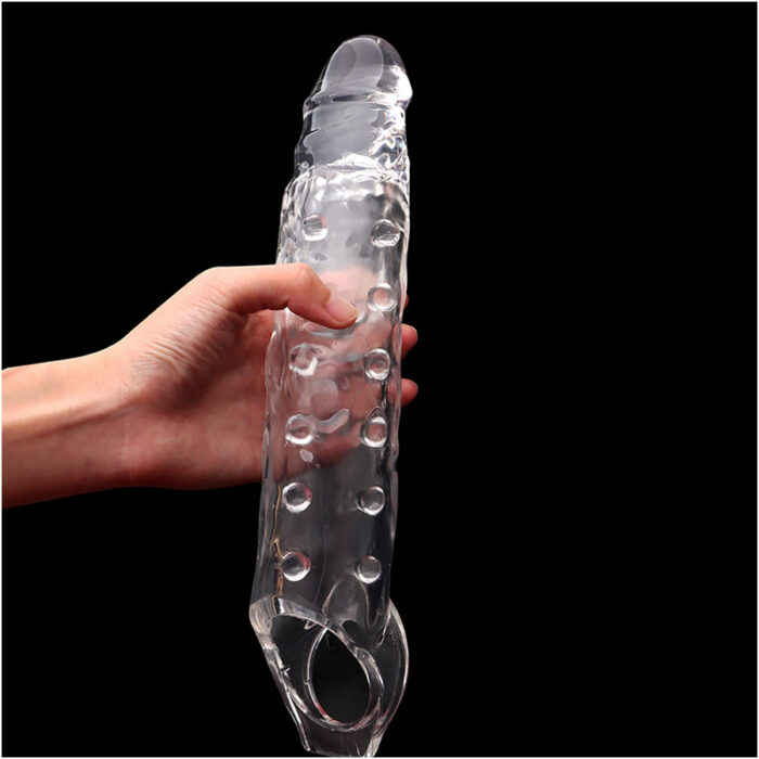 Penis-extension-sleeve-11-inch_5 Penis podaljšek z obročem za moda