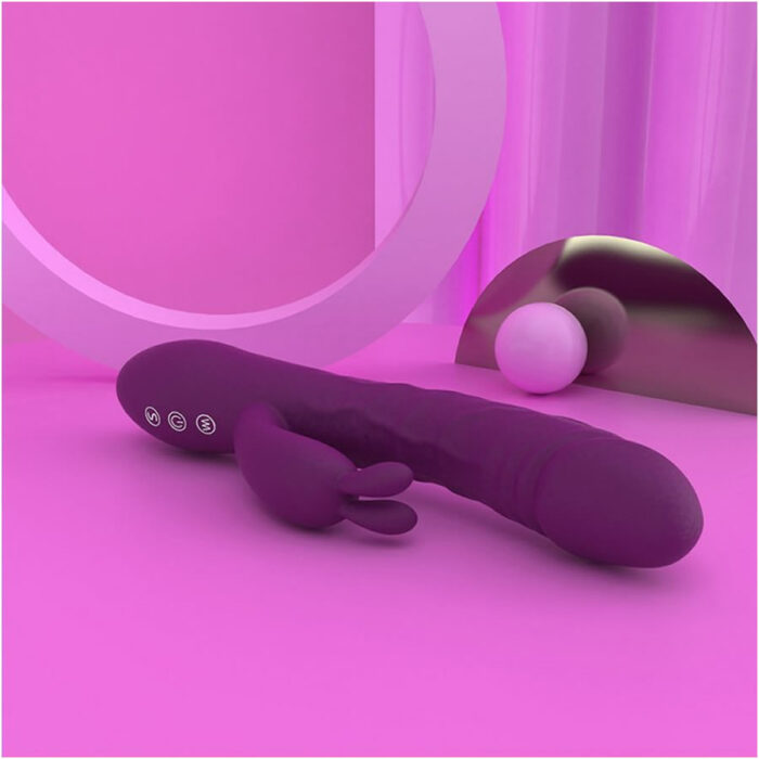 Rabbit-vibrator-stimulator-klitorisa_Pulse-shock-thrusting_2 Pulzni rabbit vibrator z stimulacijo klitorisa