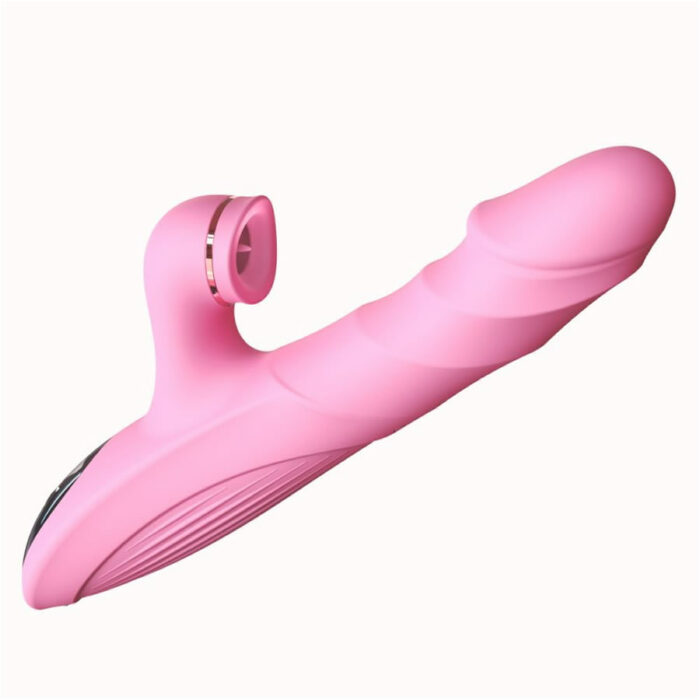 Lucy rabbit vibrator s suvanjem in lizanjem