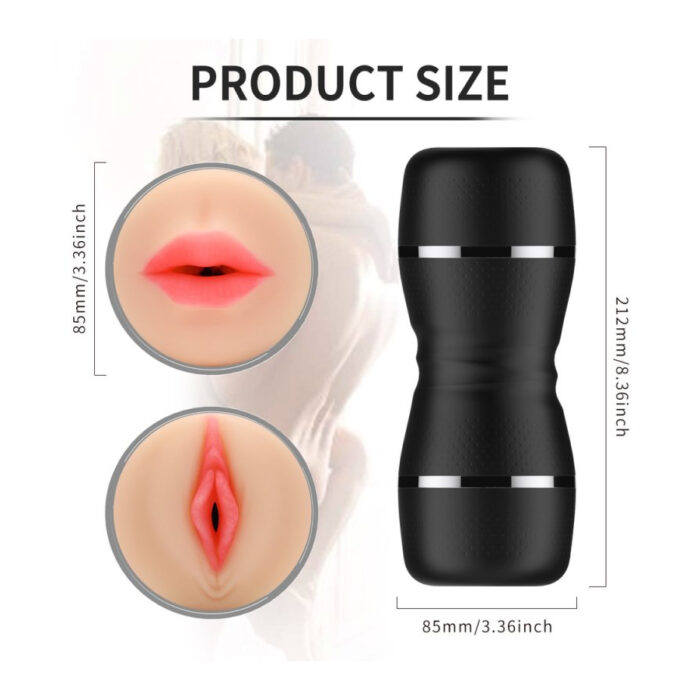 Realistic-Pocket-Pussy-for-Men-Tight-Masturbator-with-Two-Openings-Oral-and-Pussy-masturbaion-cup_5 Realistic Pocket Pussy for Men, Tight Masturbator with Two Openings, Pleasure Grotto with Vagina and Mouth