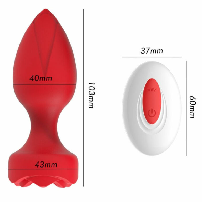Dimenzije butt plug rose