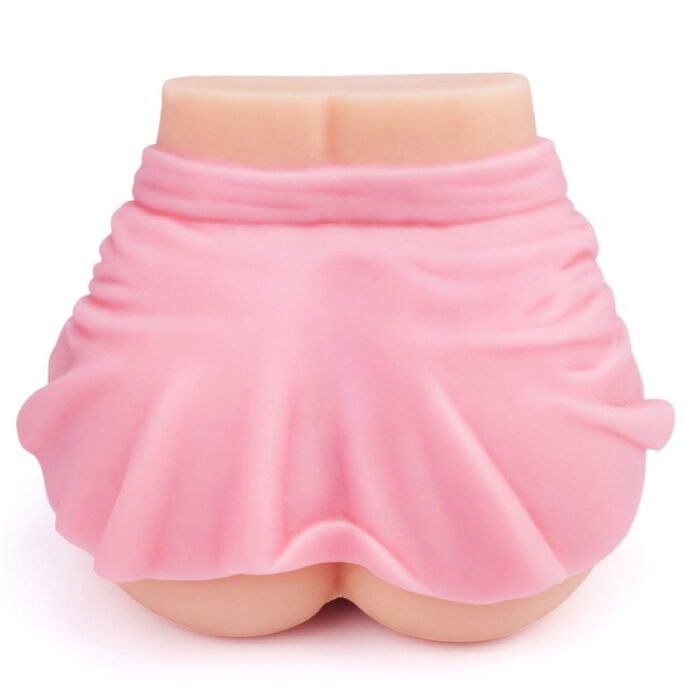 Realističen vagina masturbator z roza mini krilom