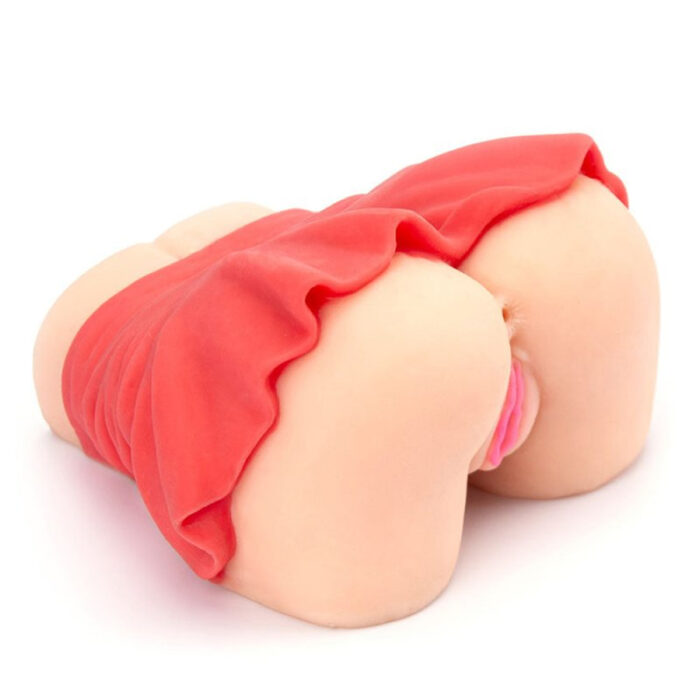 Vagina-masturbator-male-sextoy-realistic-red_1 Realističen vagina masturbator z rdečim mini krilom